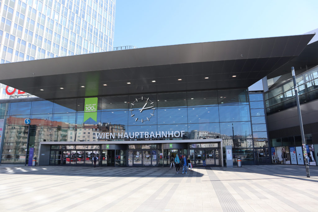 Eingang Wien Hauptbahnhof, 1100 Wien, 5.4.2020